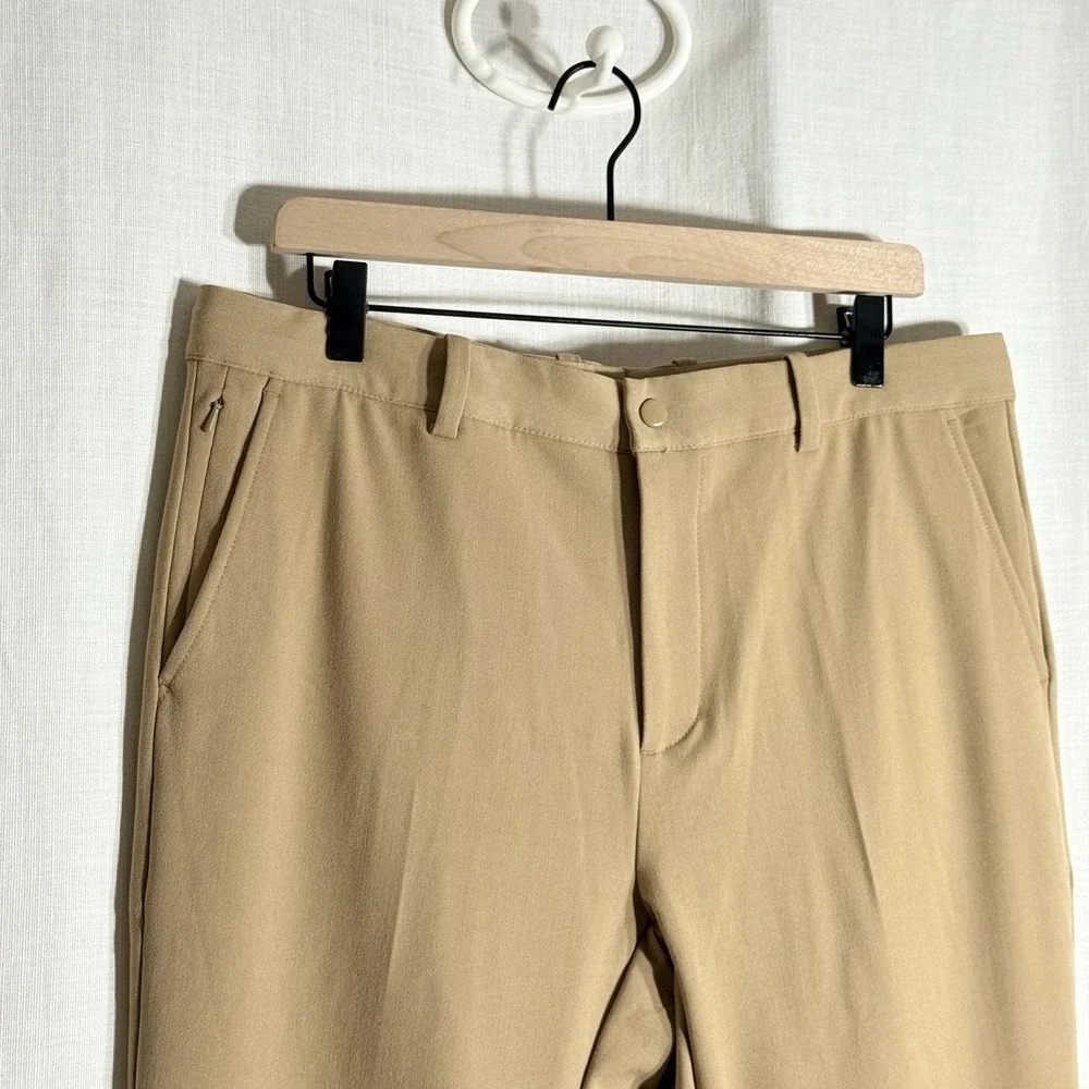 Quince Ultra‎ Stretch 24/7 Performance Smart Chinos Khaki Athletic Taper 34x28 - Picture 5 of 12